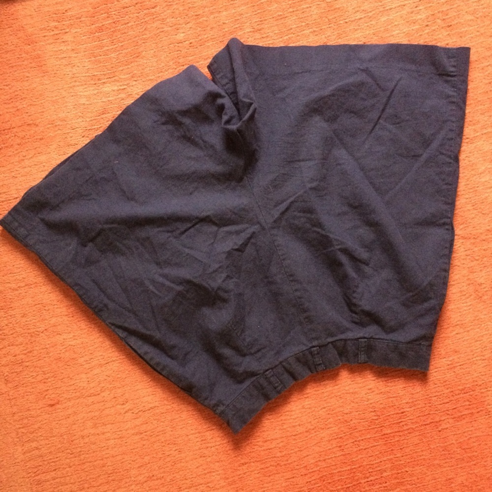 Vintage Blue Cotton Shorts - Picture 2 of 8